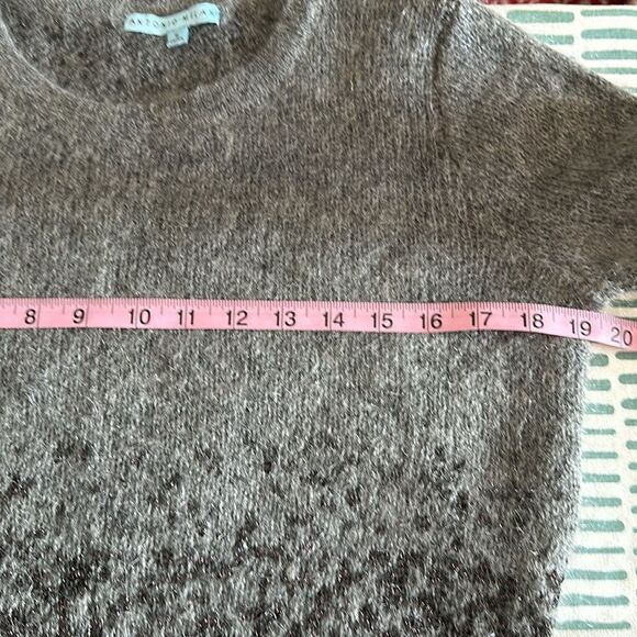 Antonio Melani Women’s Sweater Grey Wool Blend Metalic Size S - Picture 7 of 10
